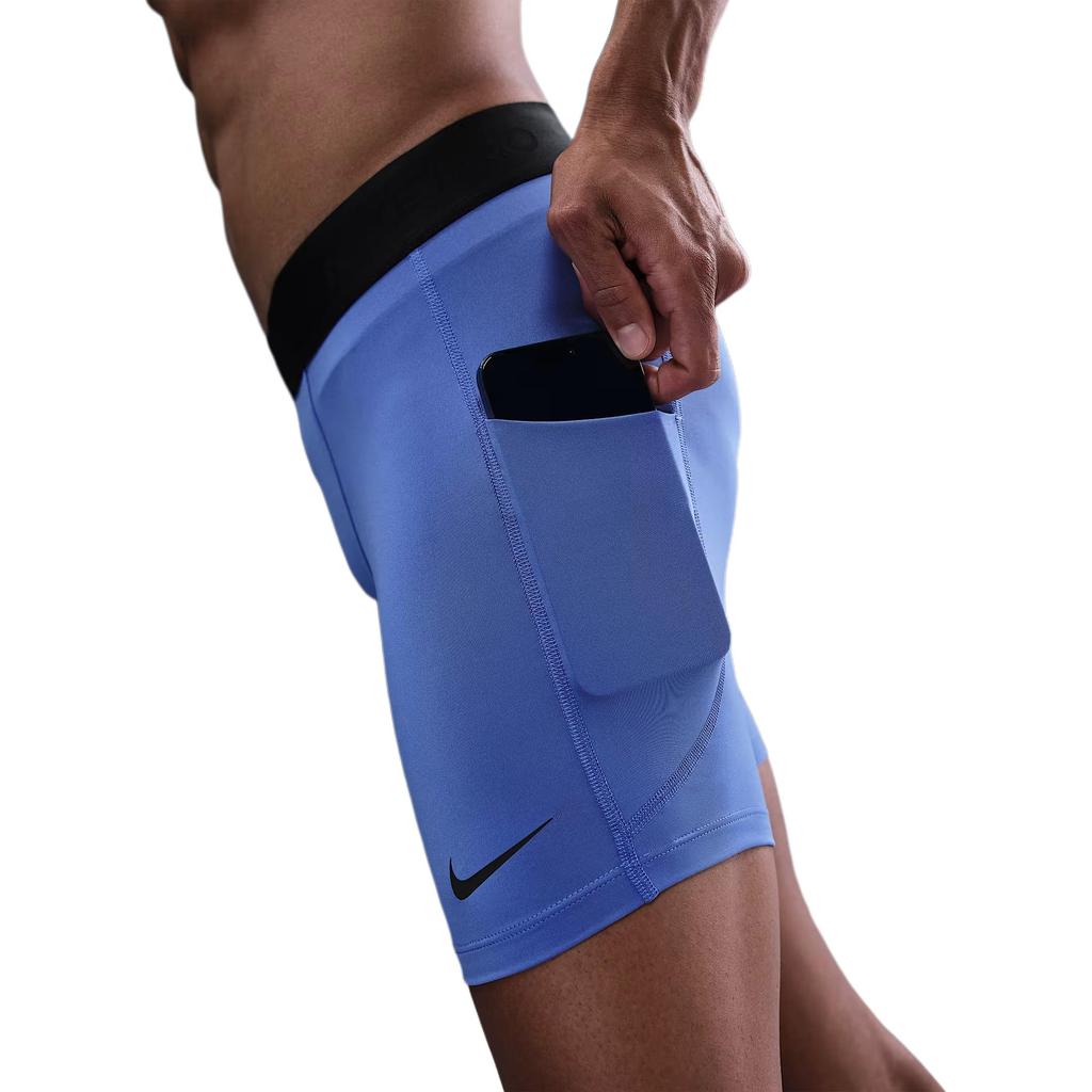 Nike Logo Slim Fit Three-Quarter Sports Shorts Men Shorts Comet-Blue FB7958-411