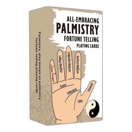 Palmistry Fortune Telling Playing Cards Palmology Theme Fortune-Telling Deck Palm Reading Tarot Cards