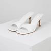 Sommer Damen Offene Zehen Hausschuhe Quadratischer Dünner Absatz Zum Hineinschlüpfen Mules Outdoor Kleid Büro Damen Sandalen mit Absatz