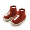 Infants Cotton Socks Shoes Skidproof Elastic Soft Breathable Indoor Outdoor Baby Slipper for Newborn Toddler Red 24 25