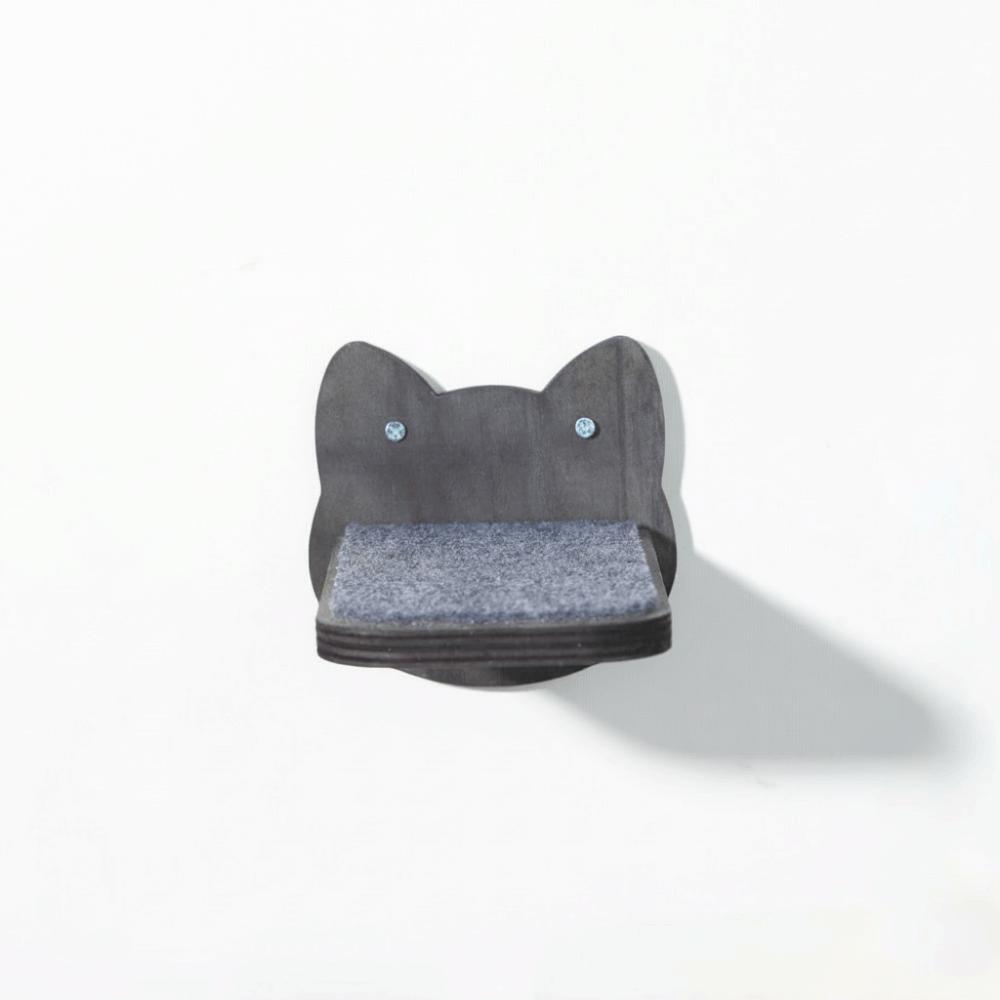 Scaffali da Arrampicata per Gatti in Legno Resistenti all'Usura Tappetini Graffiatoi Scala da Arrampicata per Gatti Gradini Sospesi Piattaforma di Salto Robusta per Gatti