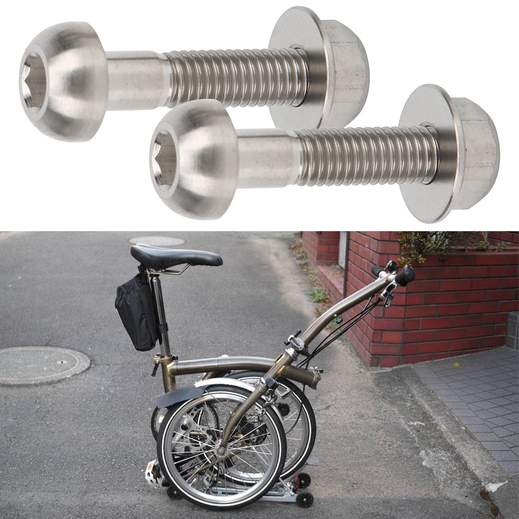 2pcs Titanium Alloy Bicycle Brake Lever Screw for Brompton Folding Bike Screw Parts