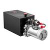 15 L Hydraulic Power Unit, Single Acting Dump Trailer Pump, 22 MPa Max Relief Pressure & 3.4 L/min Flow Rate, DC 12V Hydraulic Pump with Metal