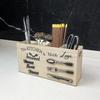 European Style Wooden Knife And Fork Storage Box Kitchen Utensil Shelf Western Style Knife And Fork Spoon Chopstick Storage Box