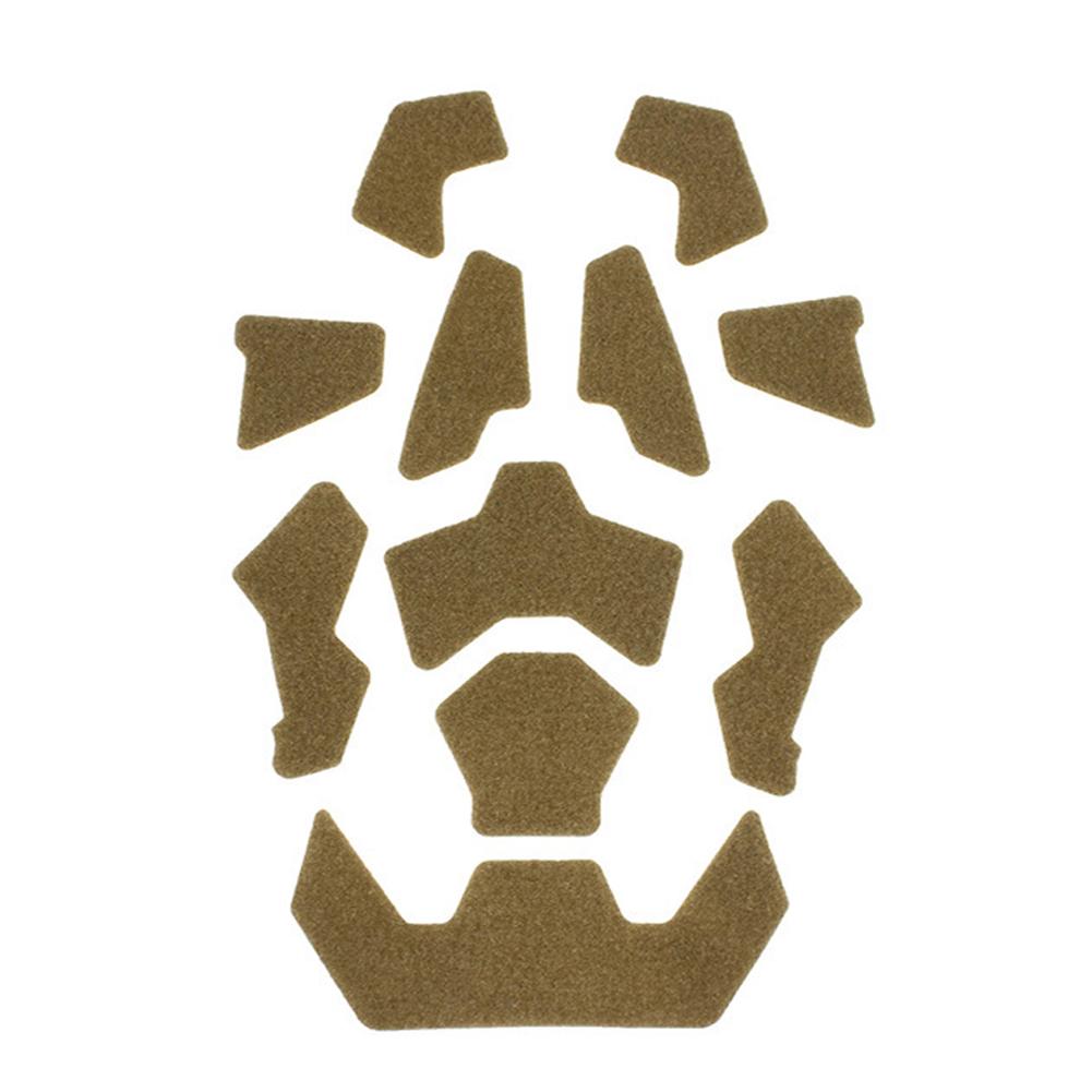 1 Set Taktische Airsoft-Helm-Aufnäher Universelles Außenband Helm Klettverschluss-Aufkleber-Set für Schnelle Helme Magic Sticker