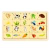 Kids Number Animal Cognitive Matching Puzzle Montessori Concentration Memory Training Wooden Educational Toys for Children