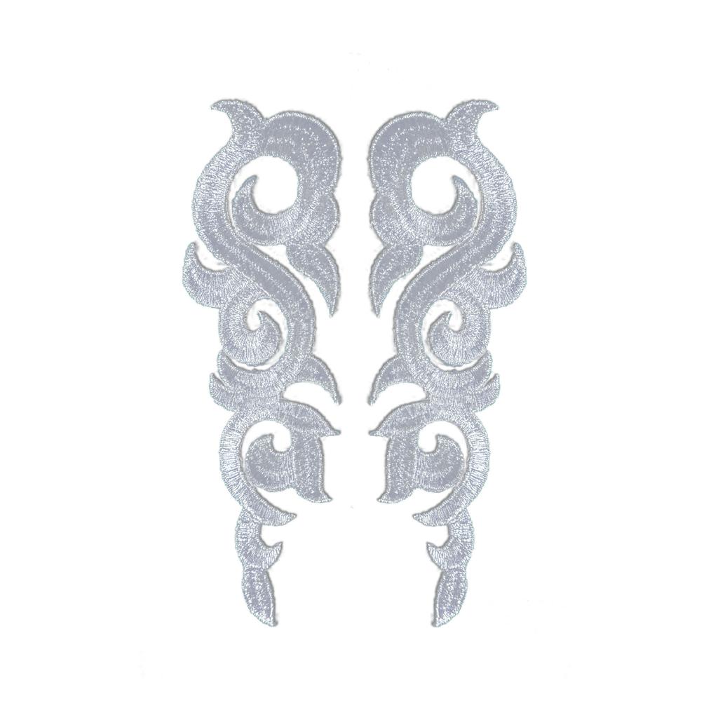 Honeysuckle Pattern Embroidery Cloth Sticker National Ancient Costume Opera Stage Decoration Clothing Patch Diy Handmade Clothing Accessories