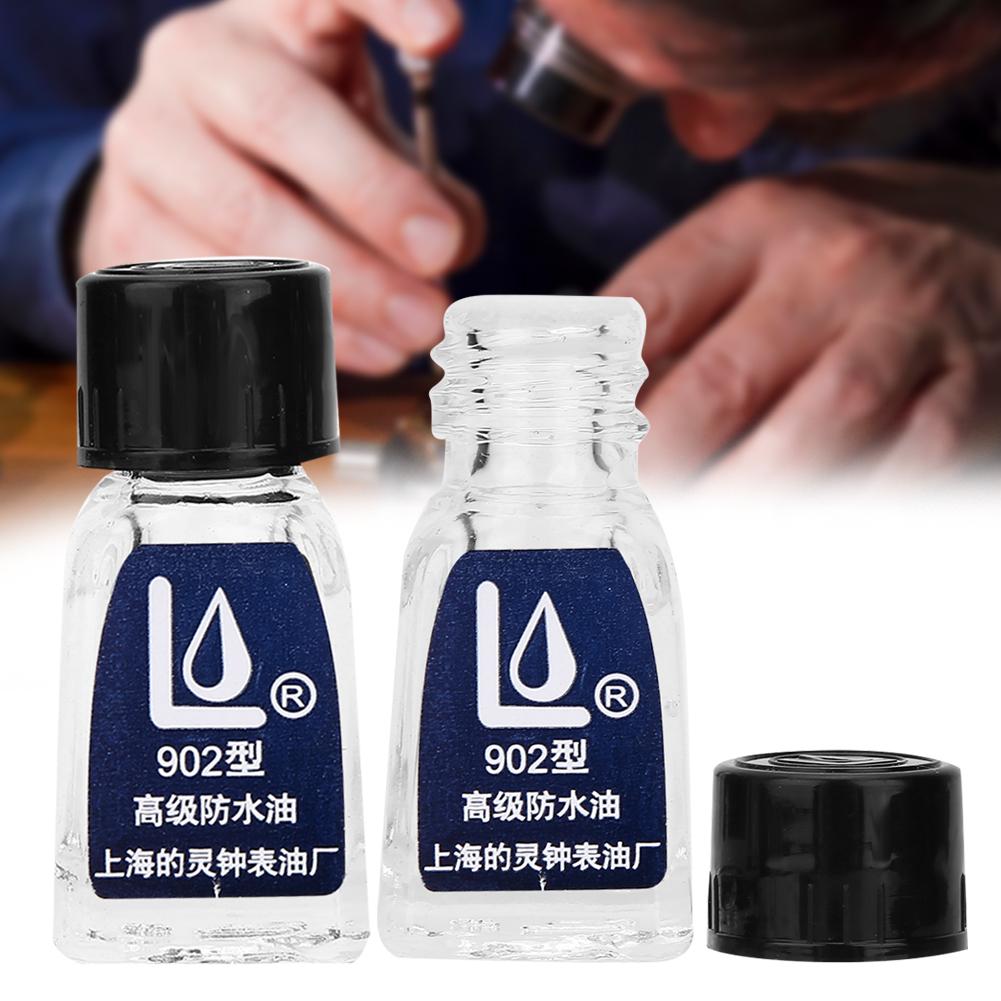 2Pcs Watch Oil Repair Wristwatch Clock Waterproof Oil Maintenance Accessory Tool