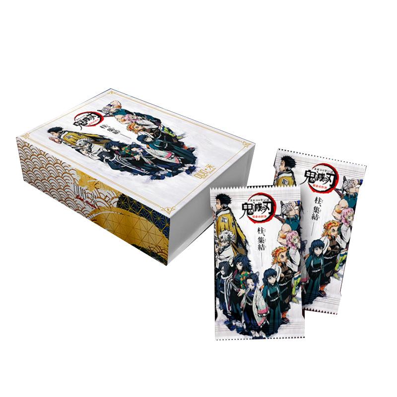 Original Genuine Demon Slayer Trading Cards Anime-Inspired Playing Cards Packaged in Paper PR Edition Board Game