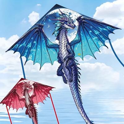 Drak pro dospělé Draky pro děti Snadno létající Drak Pterosaurus pro chlapce Dívky Začátečníky Výlet na pláž Park Rodinné Venkovní hry