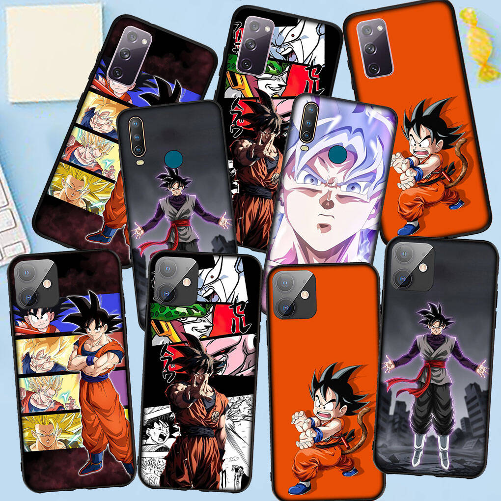 Phone Case for iPhone 17 15 16 Plus Redmi Note 14 12 11 13 Pro Max Huawei P30 P20 Lite Y9 OPPO A60 A40 A80 A38 A54 Cartoon Dragon Son Gokus Ball Cover