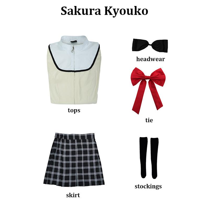 Kaname Madoka Akemi Homura Miki Sayaka Sakura Kyouko Tomoe Mami Cosplay Puella Magi Madoka Magica Kostium Mundurki Szkolne Strój
