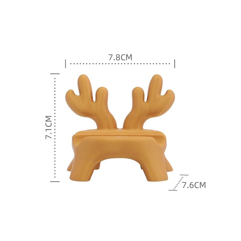 1Pc Dopamine Color Creative Stool Phone Stand, Desktop Office Desk Fun Decor, Tablet Support Holder, Photo Frame Stand