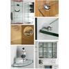 Glass Shelf Diecast Modern Simple Style Adjustable Nonslip Moistureproof Bathroom Cabinet Clamp Bracket Holder Hardware