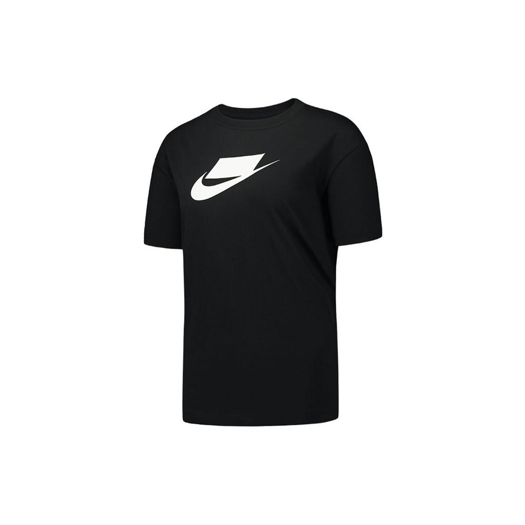 Nike Casual Sports Training Crew Neck Short Sleeve T-Shirt Women Tops Black DB9828-010