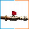 Ball Valve 15 X 16 Copper Adapter Pex 16 Red Conex Connector