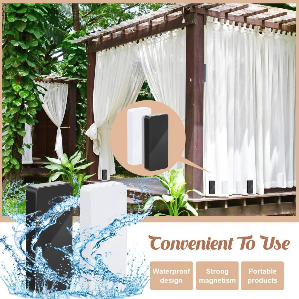 Outdoor Curtain Weights Magnetic Drapery Weights No Sewing Waterproof Curtain Weights for Home Shower Liner Flags Tablecloth