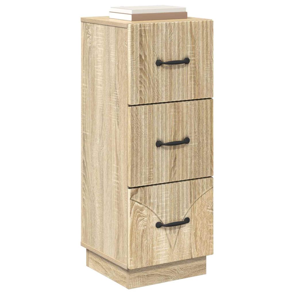 Mobile a cassetti Finitura Rovere Sonoma 33 x 34,5 x 87 cm Truciolato