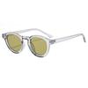 Round frame fashionable European and American style personalized retro casual men and women fashionable outdoor sunscreen trend high-end sunglasses