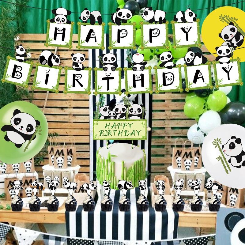 Assorted Theme Birthday Party Balloon Set Includes Flags Cake Toppers And Balloons European Style Decorations 12inch Size