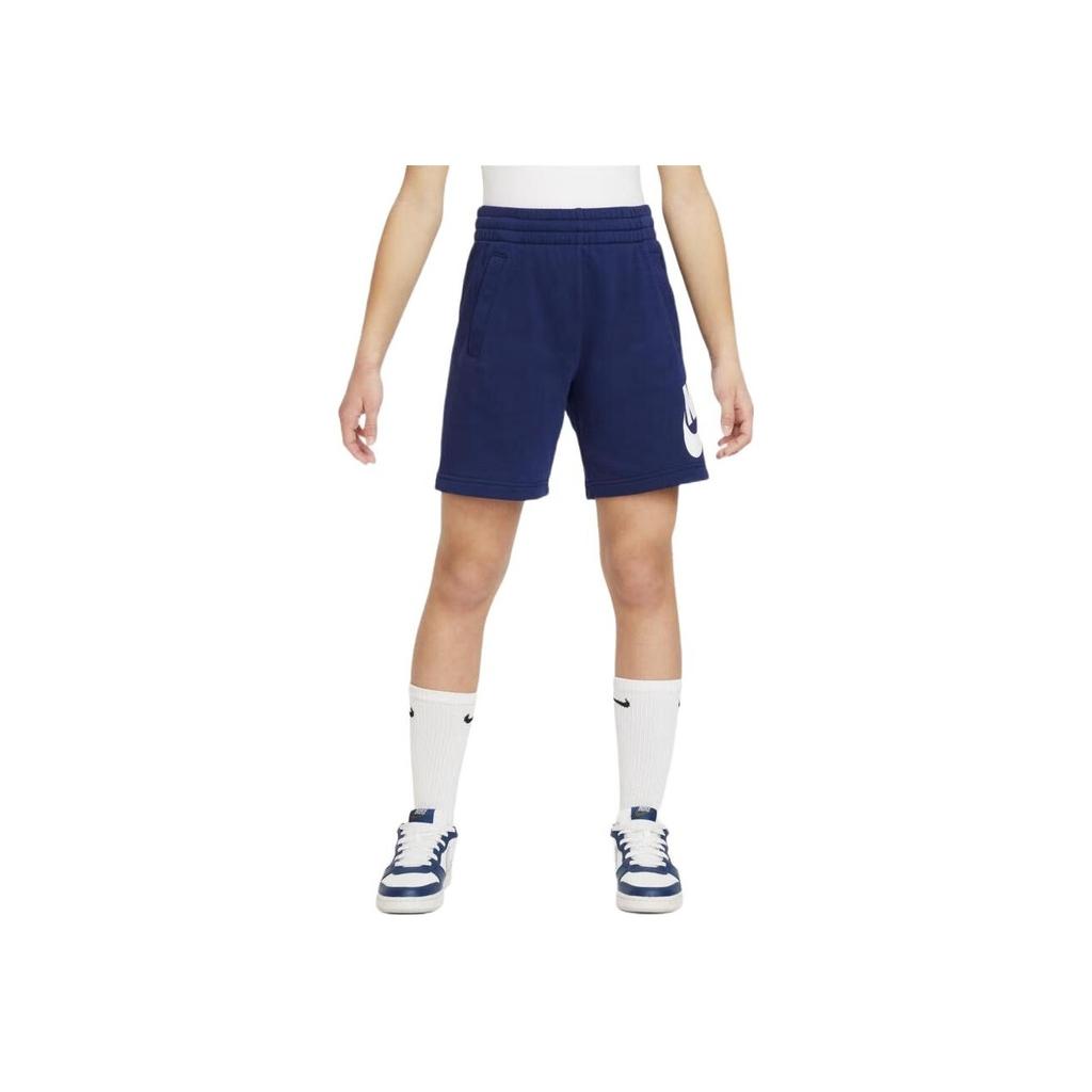 Nike Sportswear Club Fleece Letter Logo Print Shorts Kids shorts Dark-Blue FD2997-410