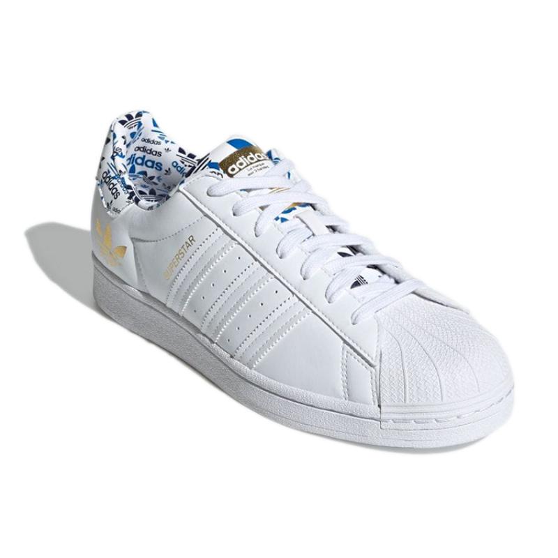 Adidas Superstar 'White Gold Metallic' Sneaker H00186