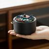 Chinese Coarse Pottery Portable Sealed Tea Storage Cans Vintage Mini Travel Kung Fu Tea Boxes Home Decor Teaware Accessories