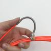Electrician Wire Puller with Roller Head - Rubber Coated Steel for Network Cable Conduit