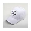 (Vit) Bomull Justerbar Basebollkeps Snapback Utomhus Casual Keps För Mercedes Benz Amg Logotyp W203 W204 W205 W210 W211 W212 W213 C63 G63
