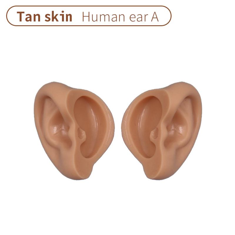 DBS Blyth Puppe Ohr Menschliche Ohren, Elfenohren Mit Ton befestigt, kein Schneiden erforderlich Weiße Haut, Bräunliche Haut, Dunkle Haut, Natürliche Haut