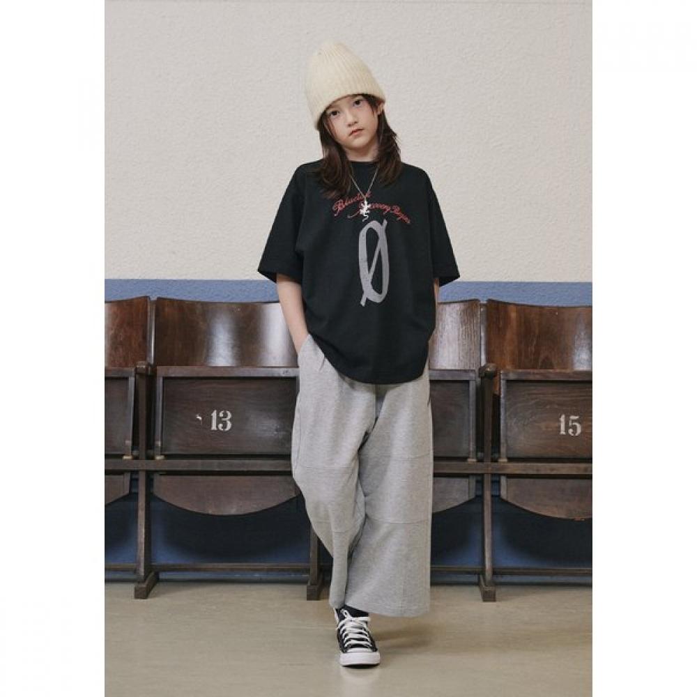 Bluetail Grey Color Block Jersey Pants Aaa7pt02mg