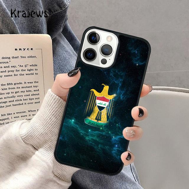 Iraqi Iraq Flag Soft Phone Case For iPhone 17 Air 16 15 14 Max Plus 11 12 13 Pro Max Phone Cover coque Fundas