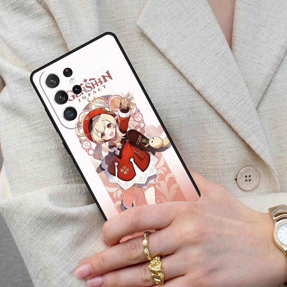 Genshin Impact Klee Game Cell Phone Case for Samsung Galaxy S26 Ultra S25 S24 S23 S22 S21 S20 Note10 Cover