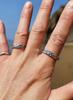 Sterlingworth Meteor-R1 Natural Stone Silver Ring