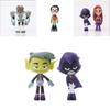 Adorable Teen Titans Go Figure Set Featuring Robin Raven Beast Boy And Starfire