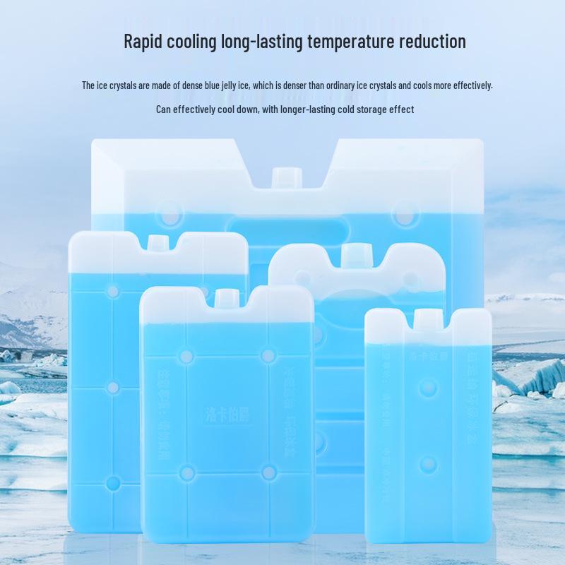 Biopharmaceutical Ice Crystal Pack - No Water Needed, Blue Ice Plate for Cold Chain Insulation