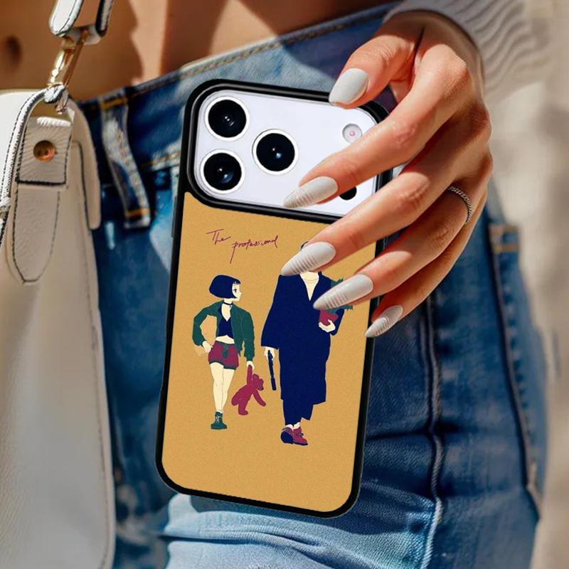 Leon Movie Phone Case For iPhone 17 Air 14 15 13 12 Max Cover For Apple 16e 11 Pro Max Plus Coque