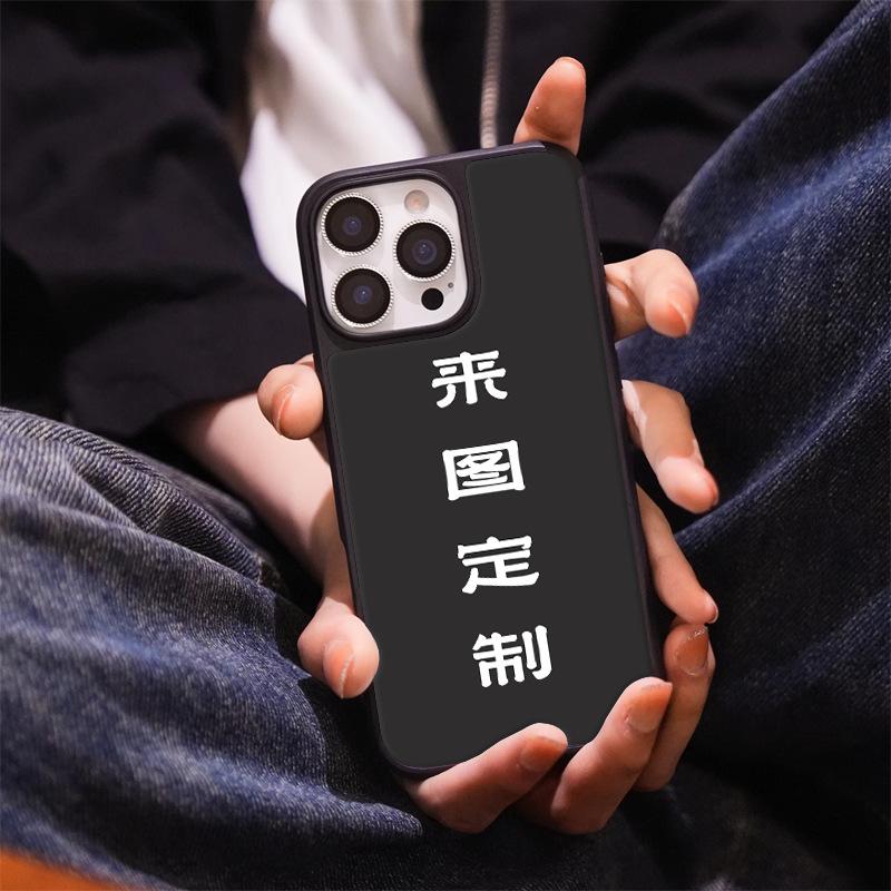 Mobile phone case Apple 17promax processing to picture ip16E glass case/mirror case DIY painting
