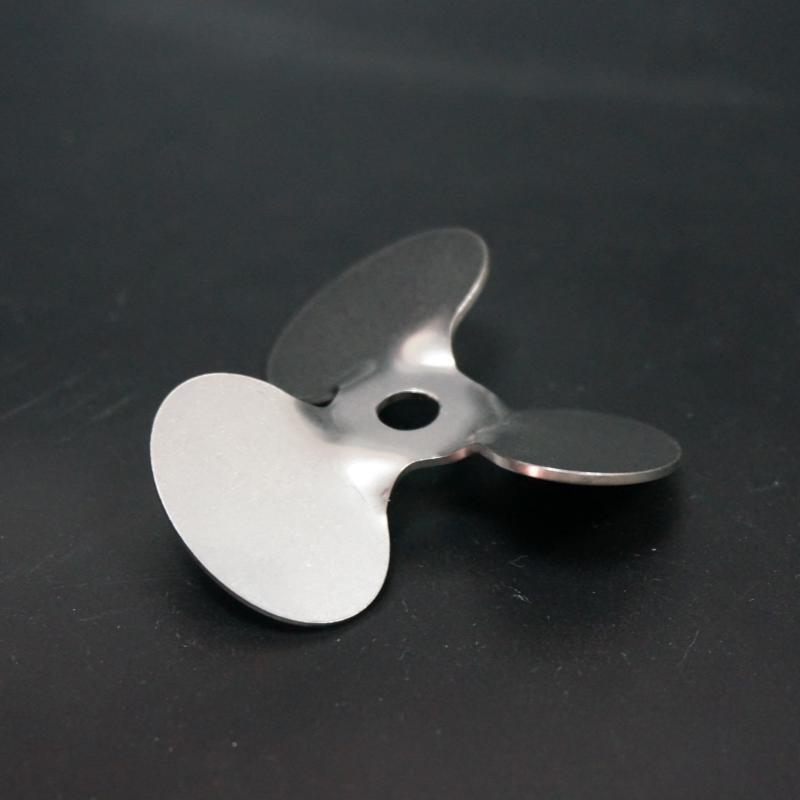 1pcs DIA 40/50/60/70/80/100/120mm 304 Stainless Steel Three-blade Stirring Paddle Laboratory 30 Degree Angle Stirring Blade 4cm blade