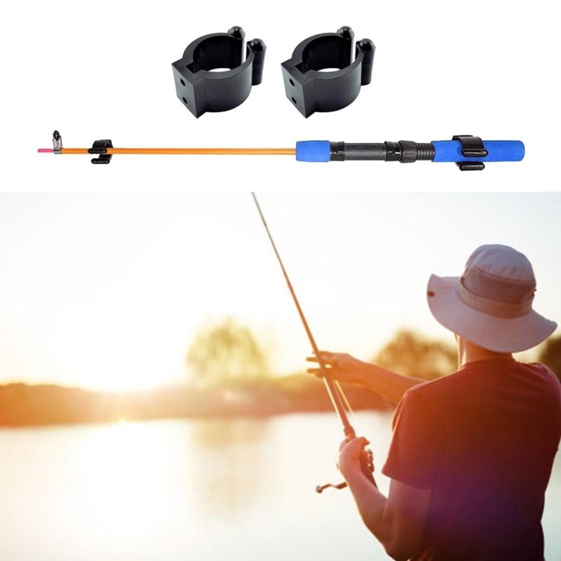 10 Pcs Fishing Rod Clips Holder Fishing Poles Storage Clips Billiards Snooker Cue Locating Clips Easy Installation