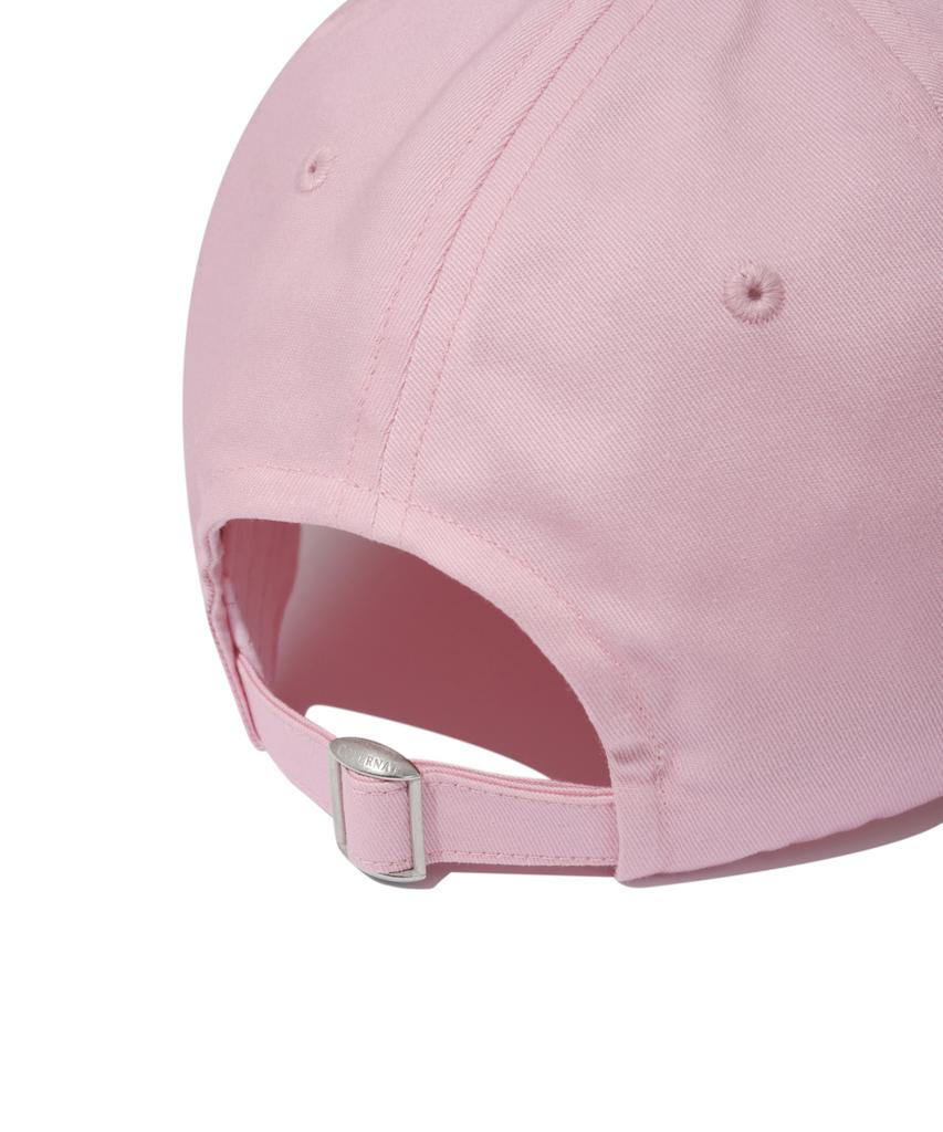 COVERNAT Serif Lettering Ball Cap Pink