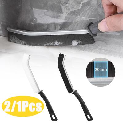 2/1PCS Household Gap Cleaning Brush Durable Grout Hard Bristle Long Handle Cleaner Brush for Tile Joints Dead Angle Shower Floor Lines