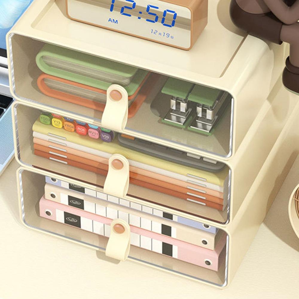 Transparent Material Drawer Storage Box Large Capacity Stackable Storage Bins  Home