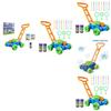 Interactive Bubble Machine For Children Featuring Durable Plastic Construction For Outdoor Play