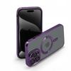 Etui do iphone 11 magsafe magshine obudowa wzmacniana fioletowy case +szkło