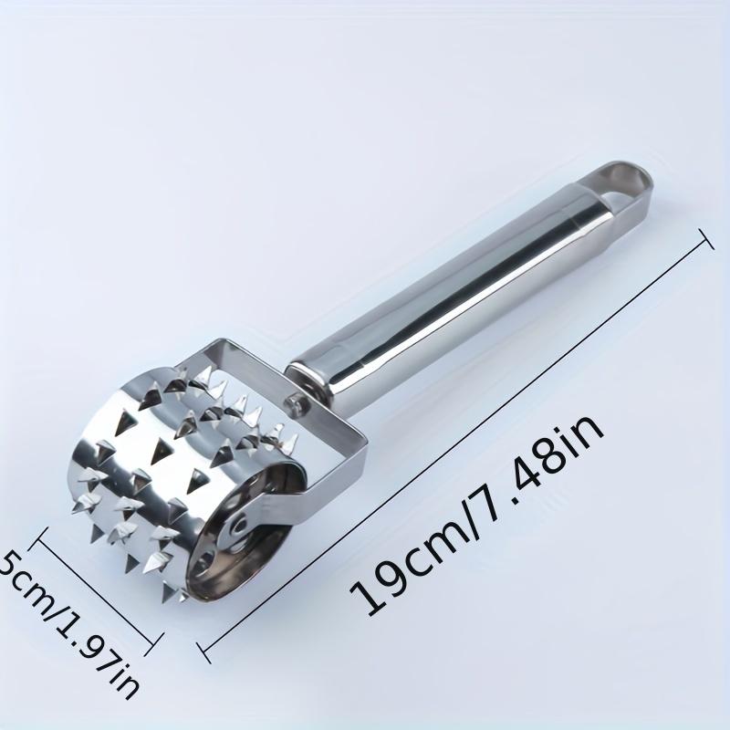 Stainless Steel Meat Tenderizer Multi-Function Mallet with Bone Crusher and Tenderizing Tool
