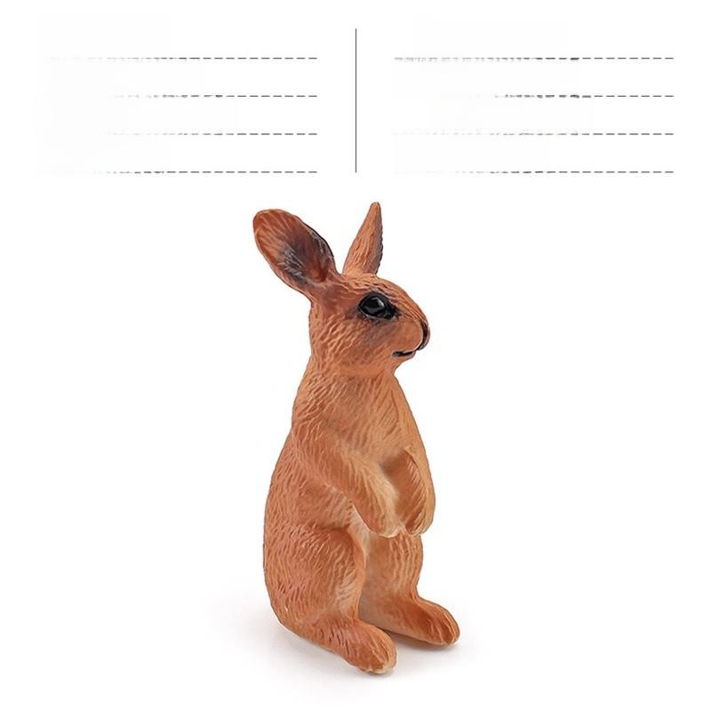 Pvc Forest Monkey Rabbit Fox Deer Figures Collection Realistic Static Models For Classroom And Display