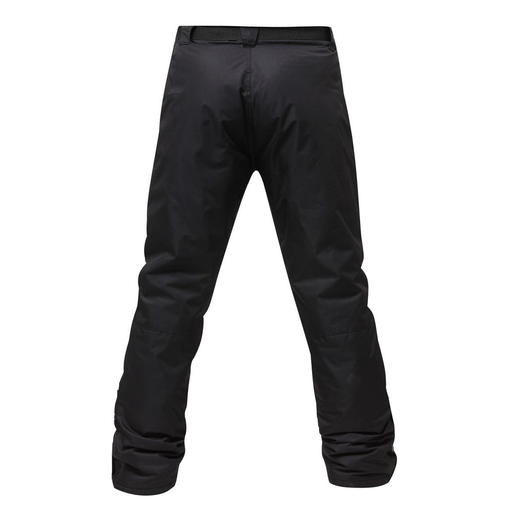 Men's Solid Color Warm Thick Waterproof Pocket Strap Ski Pants For Men