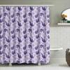 Floral Shower Curtain Set Waterproof Vintage Flower Pattern Bathroom Decor Fabric Curtain Liner Backdrop Farmhouse Style