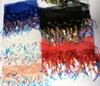 1 Yard Sequins Lace Sewing Garments Accessories DIY Fringe Mesh Tassel Embroidered Ribbon Sewing Craft for Dance Party